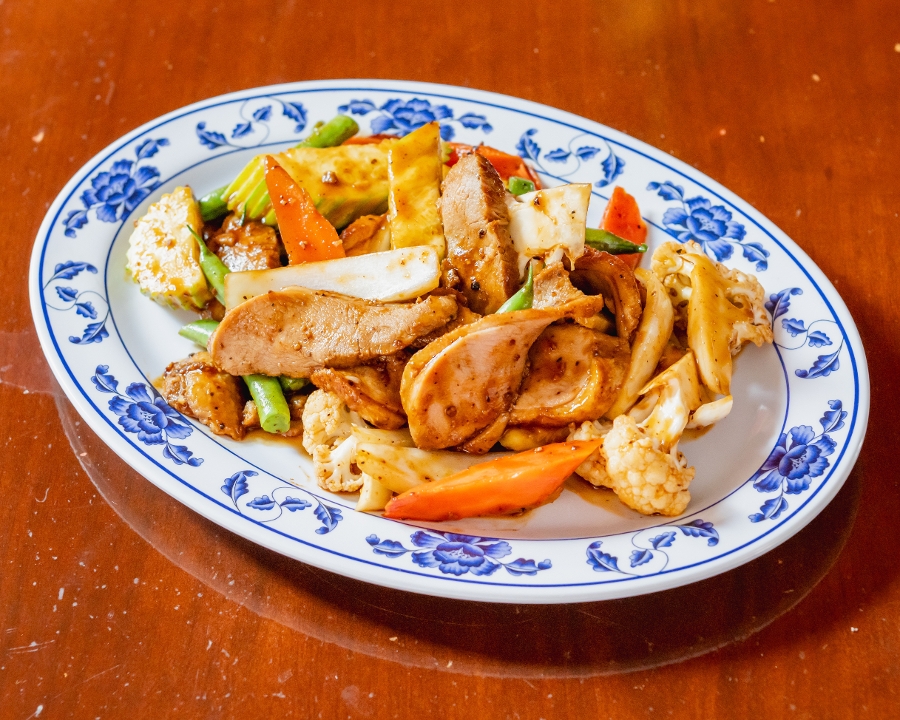 55 Black Pepper Duck.