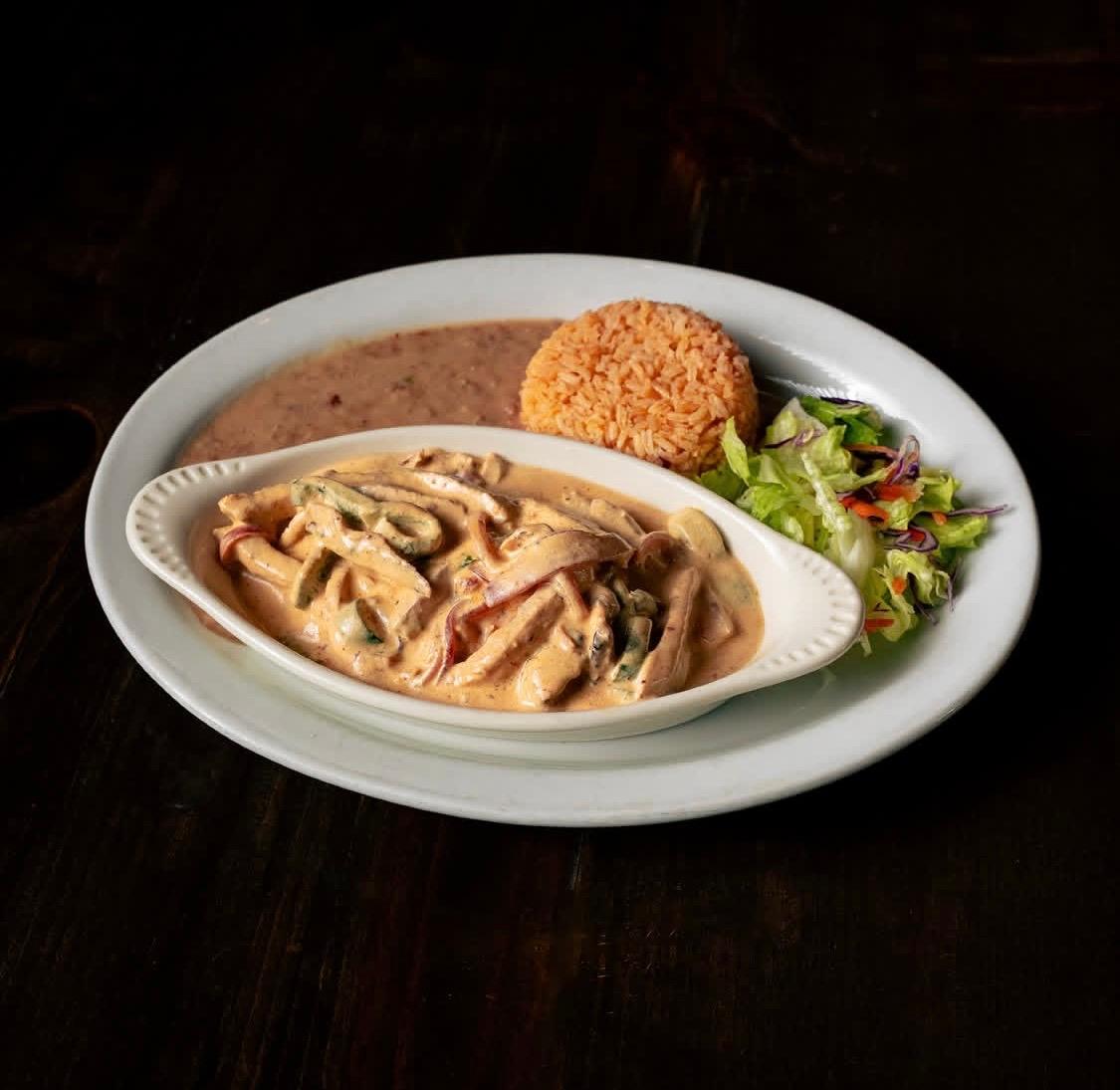 Pollo Chipotle Dinner.
