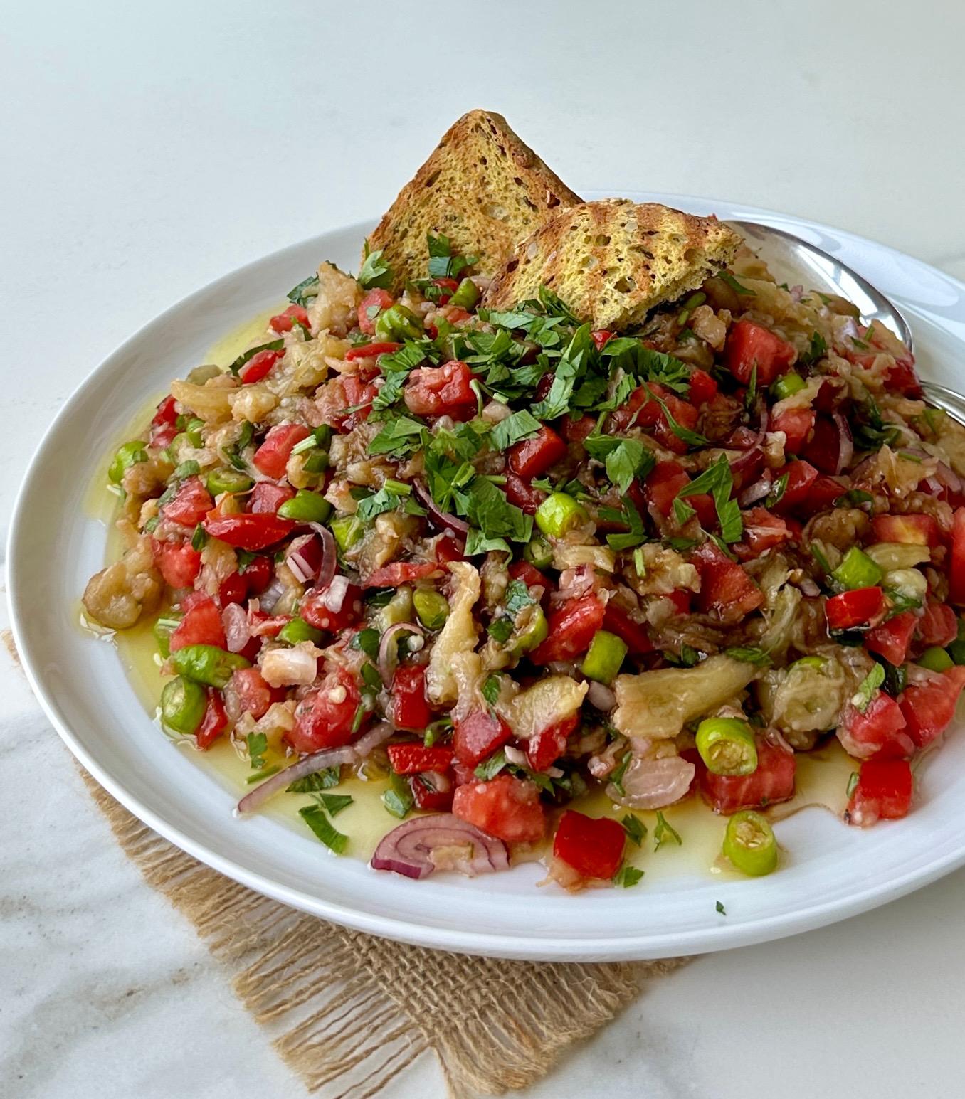 Eggplant Salad.