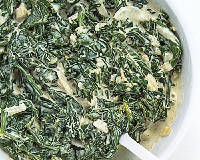 Espinacas a la crema