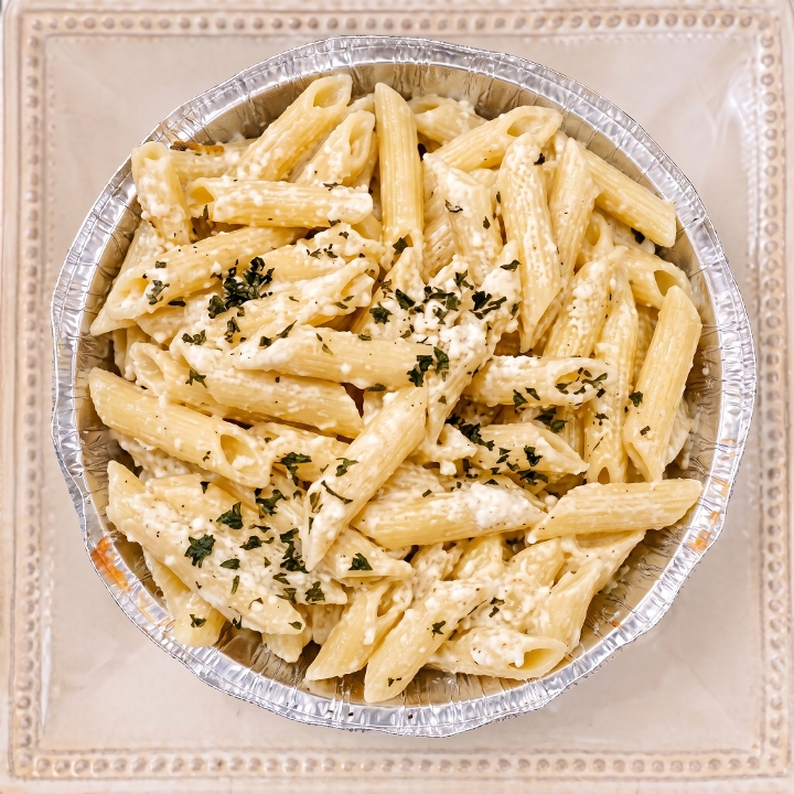 Penne alfredo.