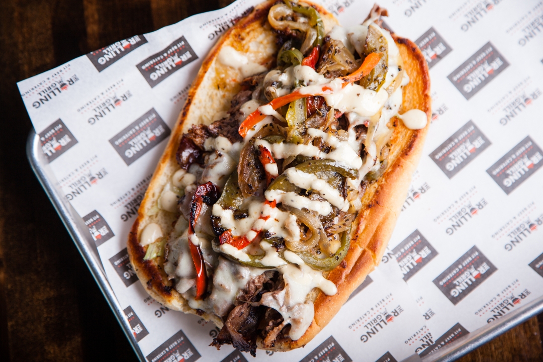Pit Beef Cheesesteak.