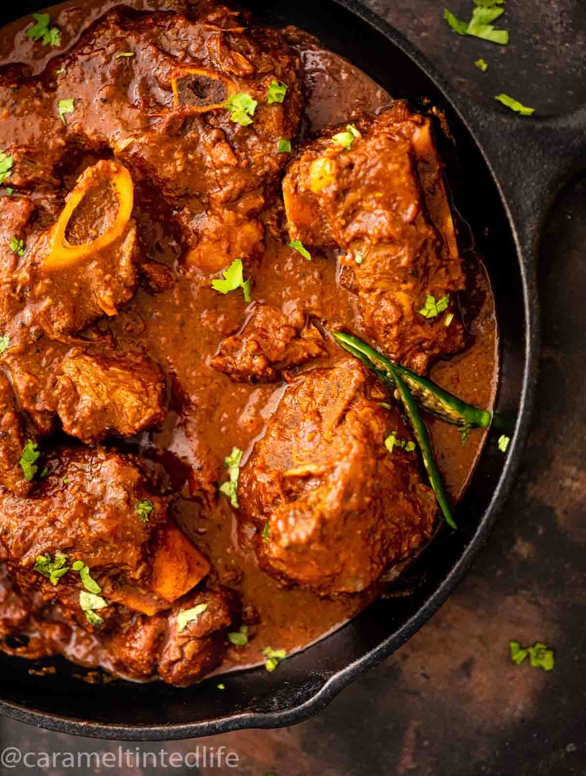Mutton Kadai Gosht.