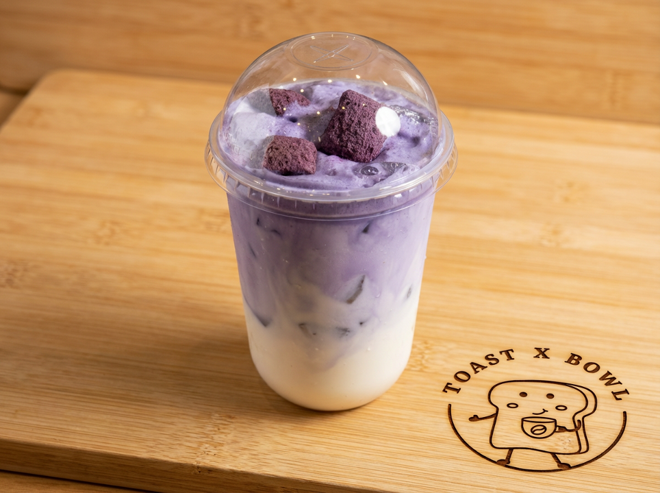 Iced Ube Taro Latte.