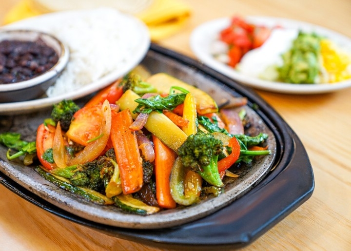 Lunch Vegetable Fajitas.