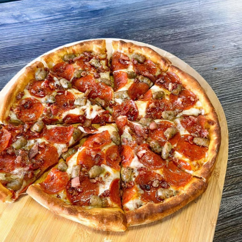 Deep Pan Supreme Pizza.