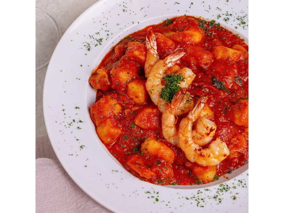 Shrimp Marinara.