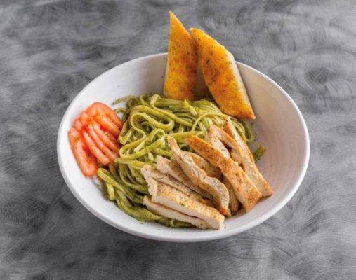Chicken Pesto Pasta.
