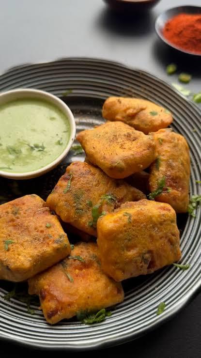 Paneer Pakoras.