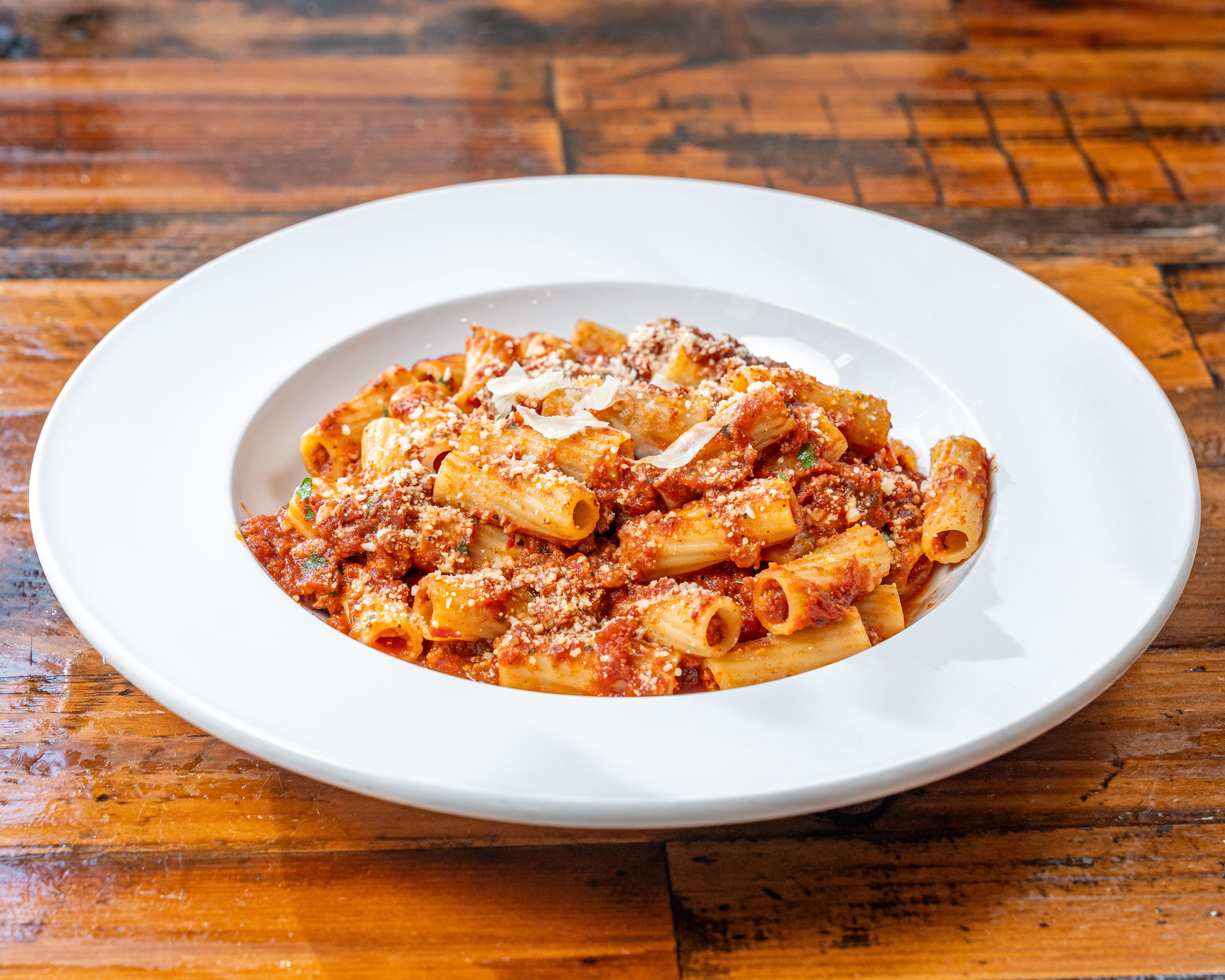 Rigatoni Alla Bolognese.