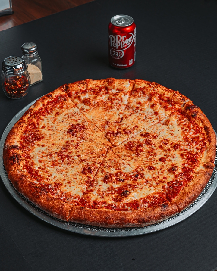 18" Regular Cheese Pie.