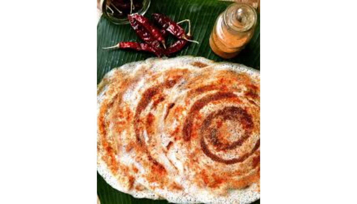 Podi Karam Dosa - Vegan, Gluten free.