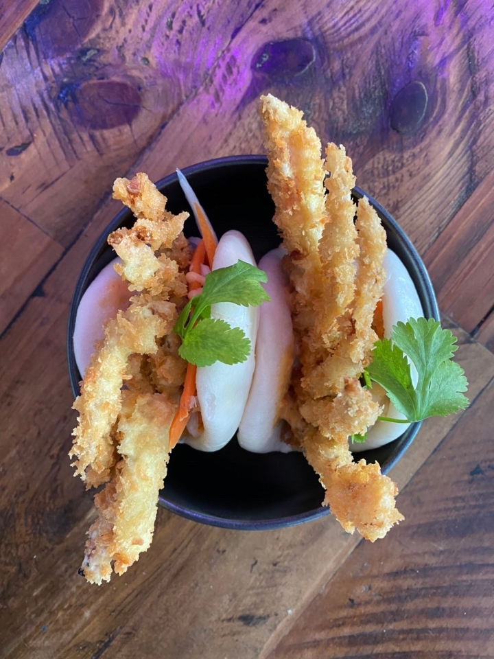 Bao Bun Soft Shell Crab.
