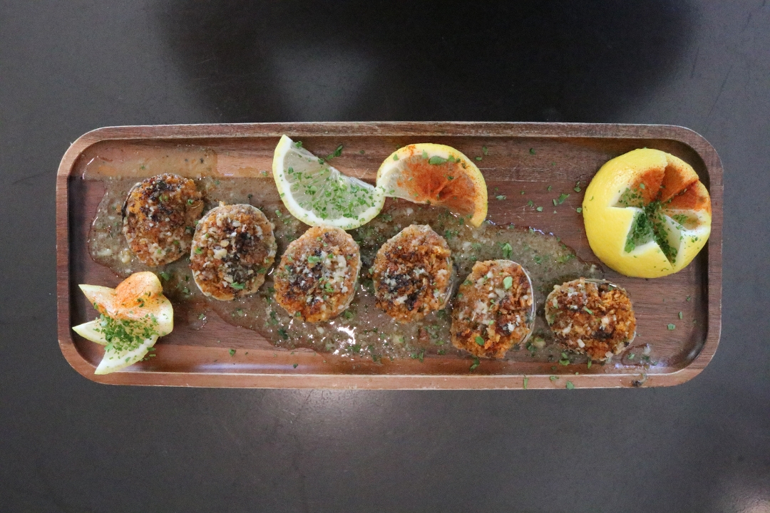 Clams Oreganata.