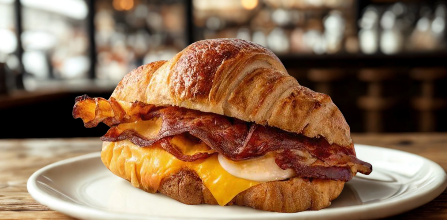 Bacon, Egg, & Cheese Croissant.
