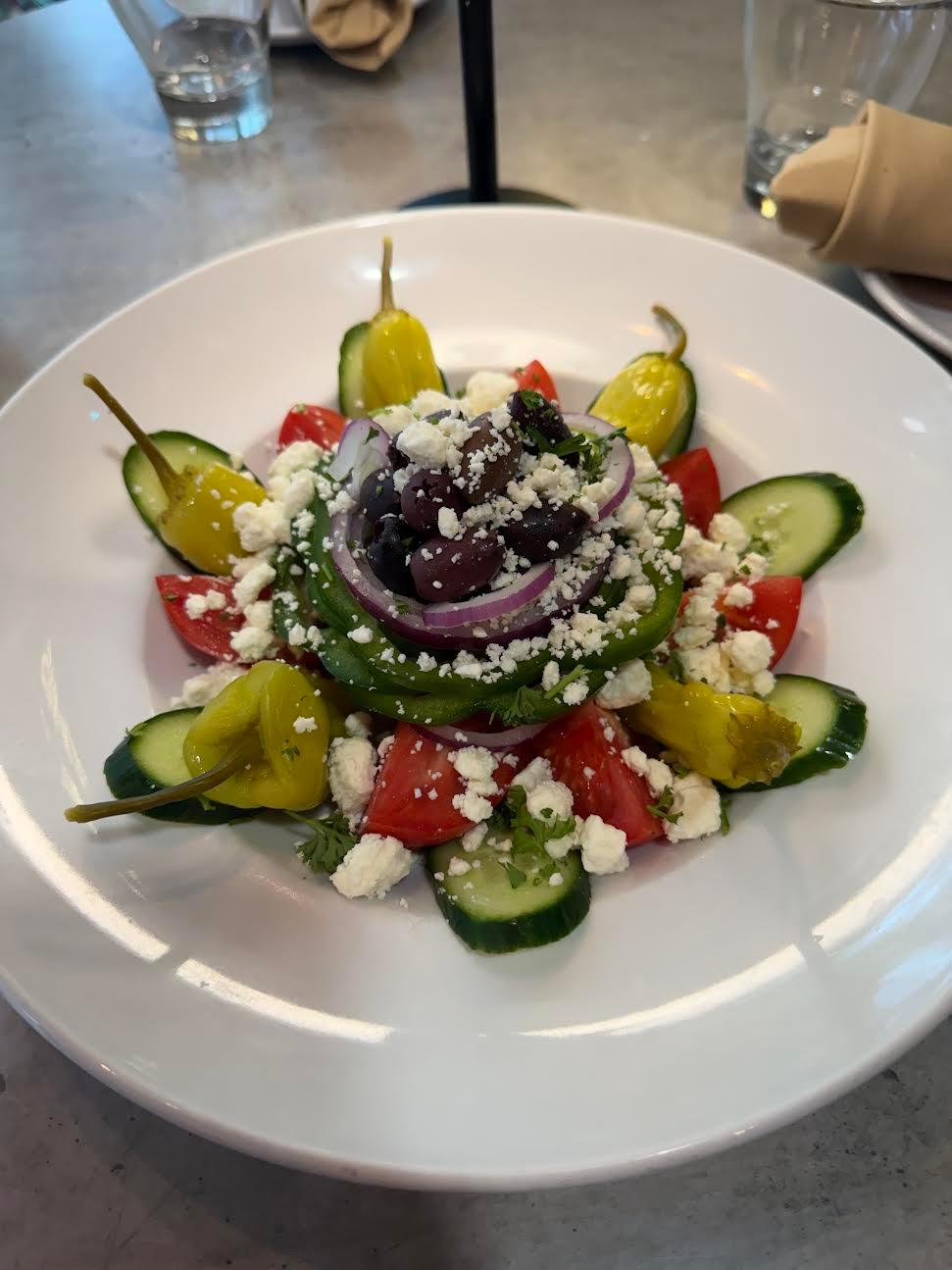 Traditional Greek Salad.