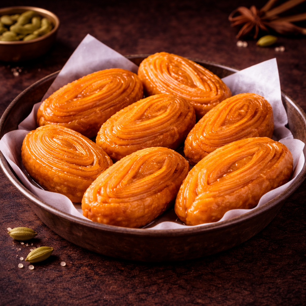 Fresh Madatha Kaaja (6 pcs).