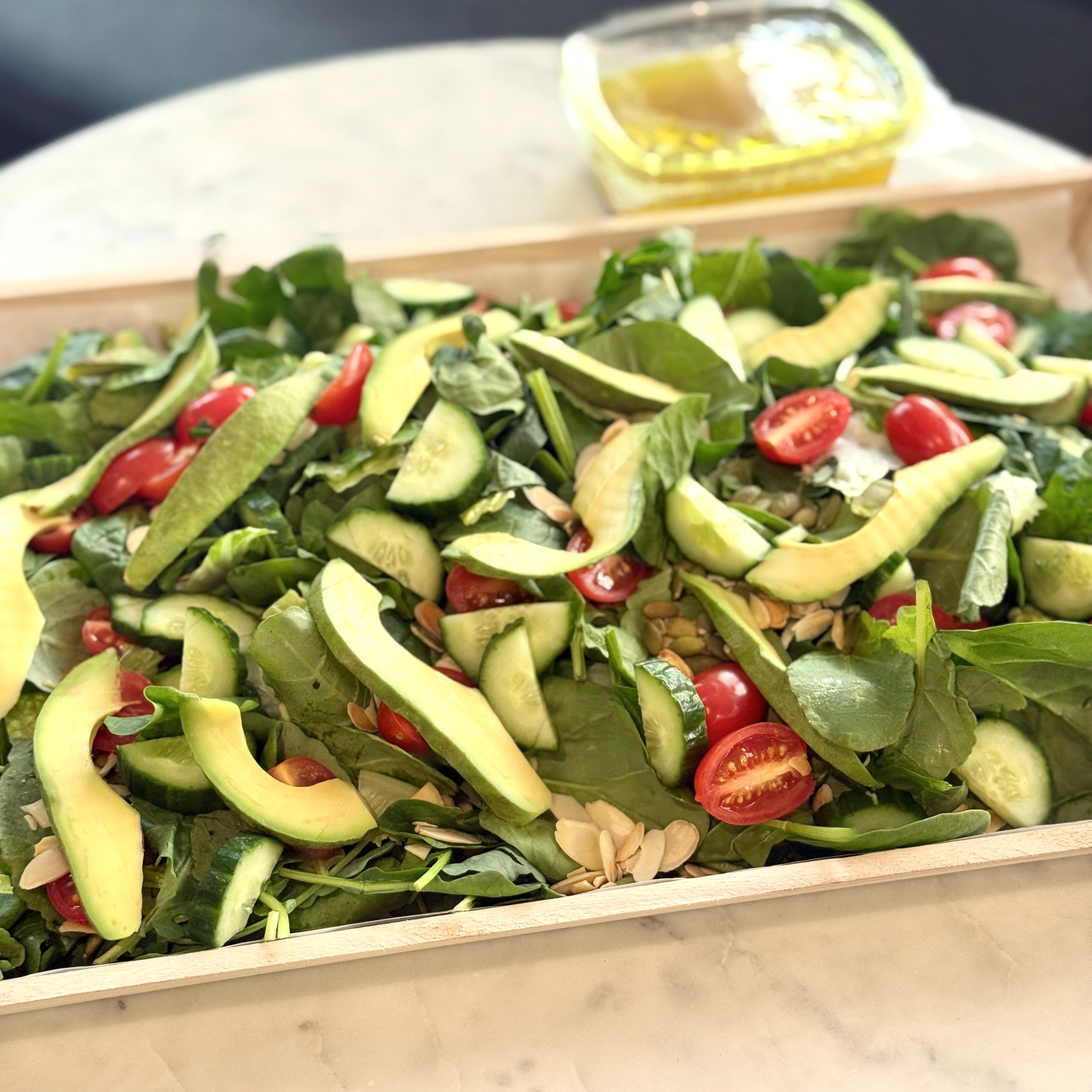 Clean Green Chopped Salad Catering.
