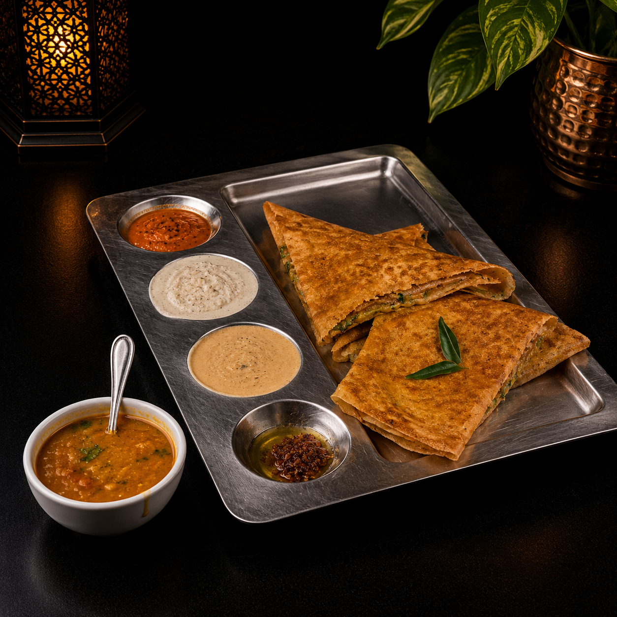 Pav Bhaji Dosa.