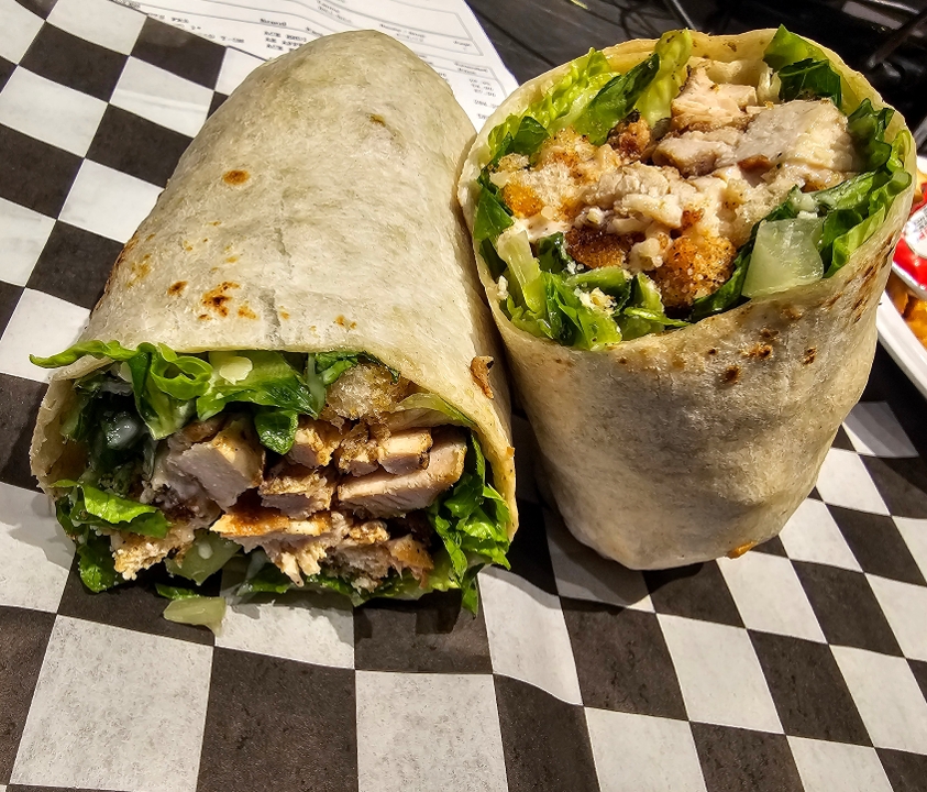 Caesar Chicken Wrap.