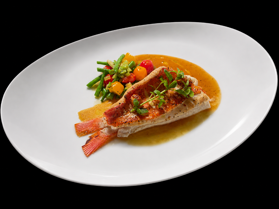 Pan Roasted Filet New Zealand Red Snapper.