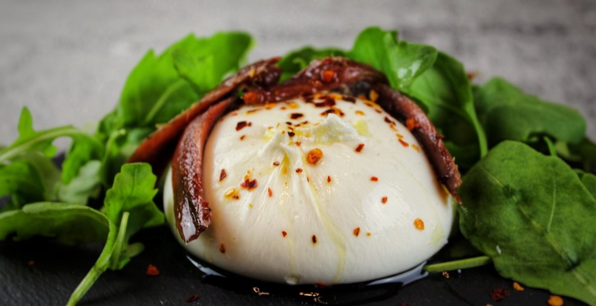 Burrata & Anchovies.