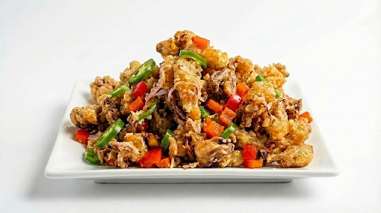 Salt and Pepper Calamari Strips.