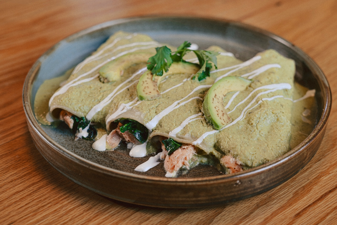 Enchiladas Suizas.