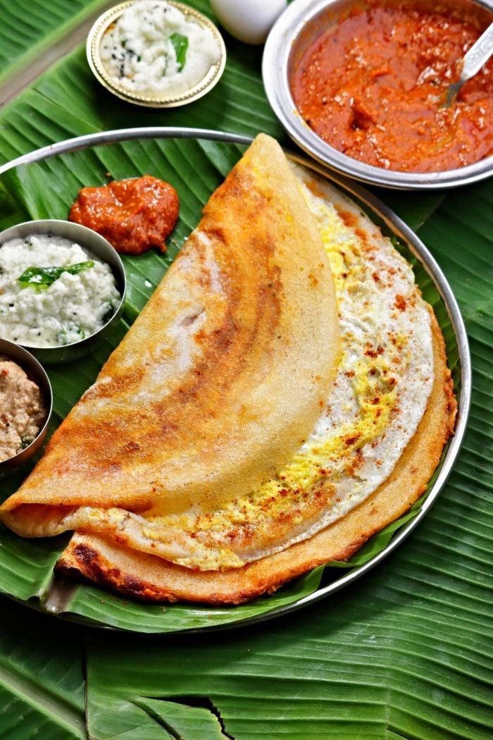 Egg Dosa.