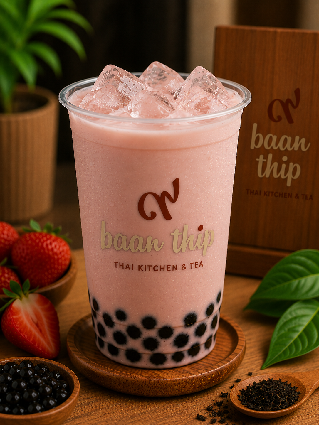 Strawberry Milk Tea.
