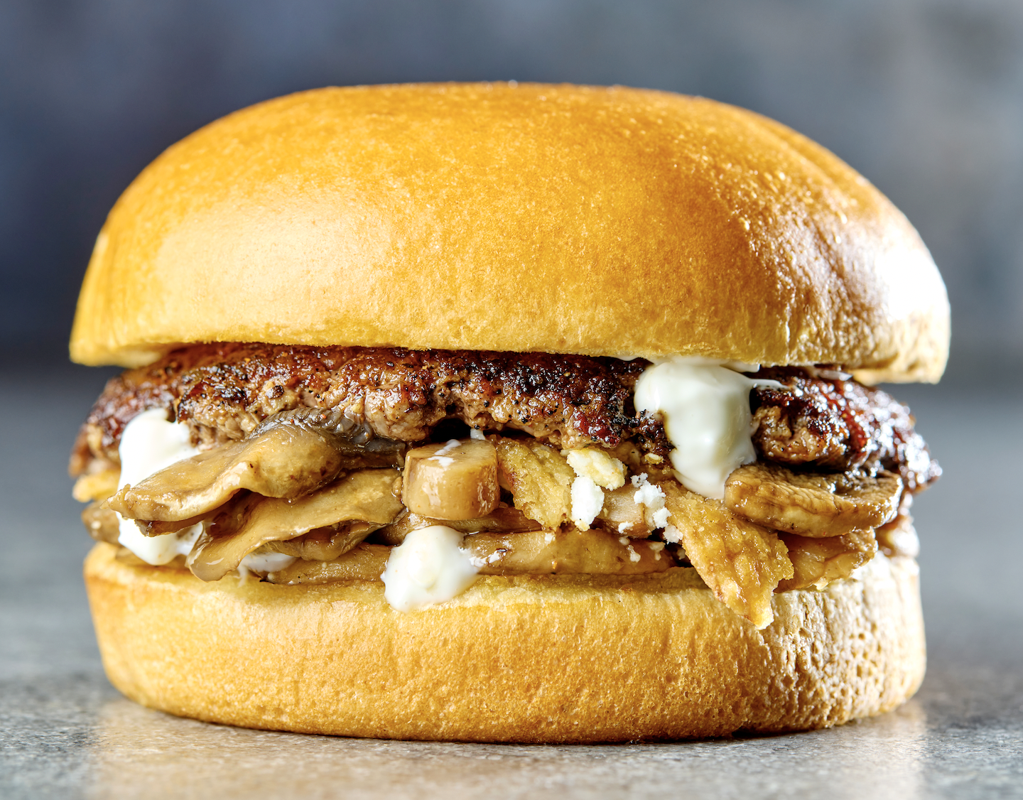 Goat Cheese and Wild Mushroom.