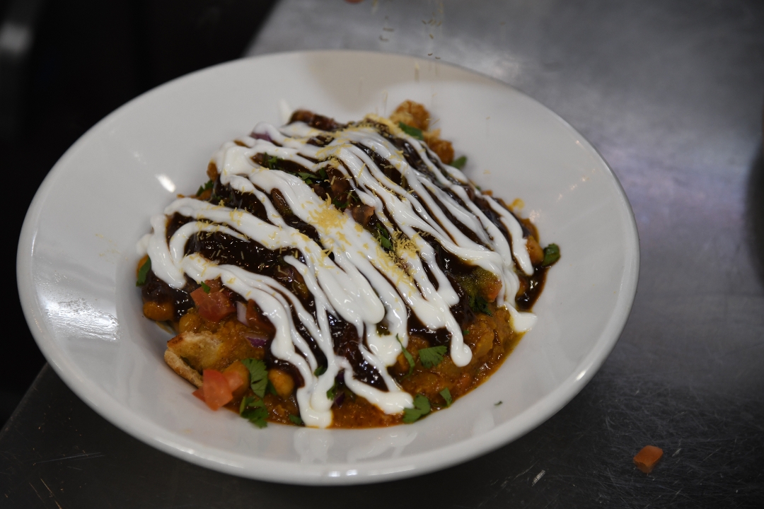 Samosa Chaat.
