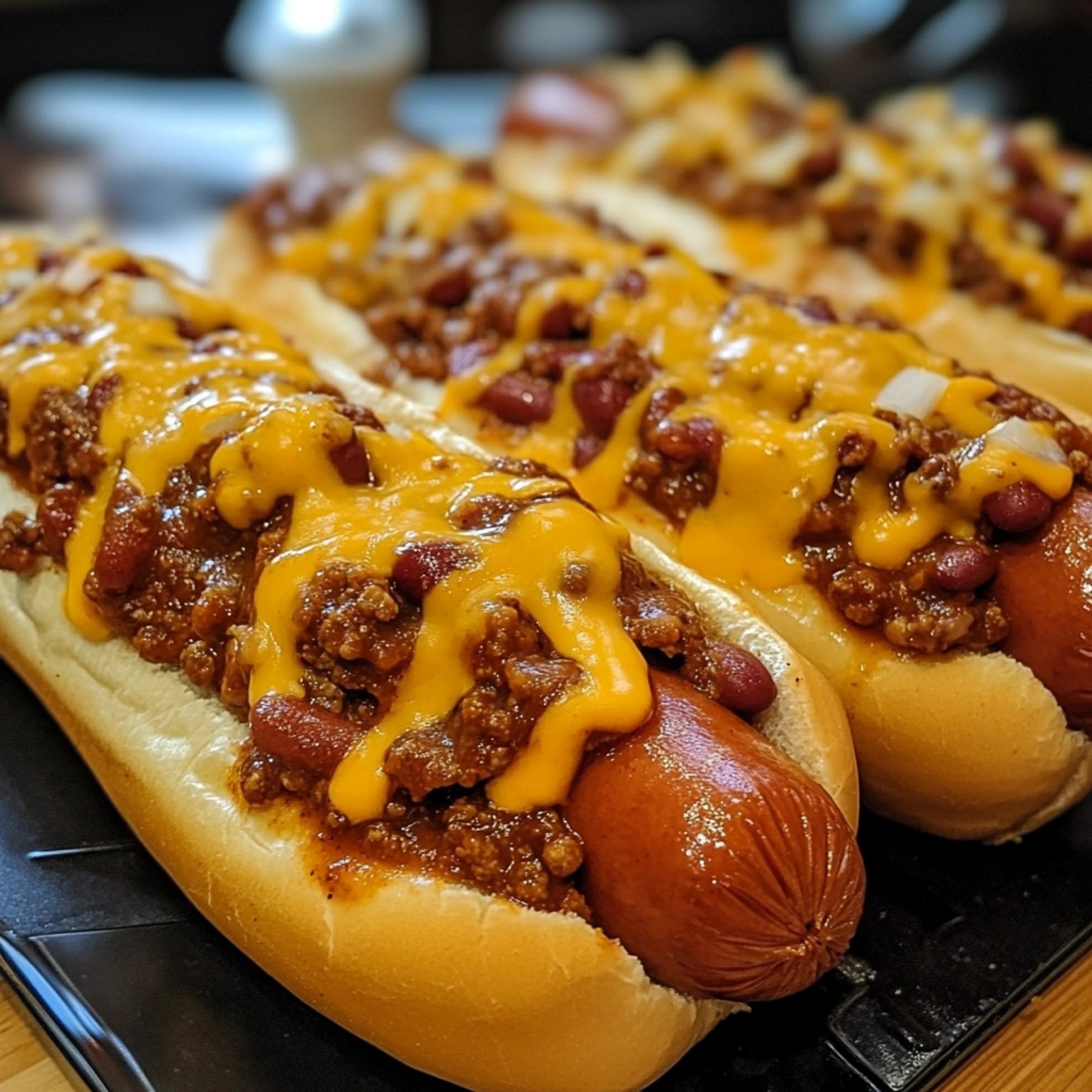Chili Cheese Dog.