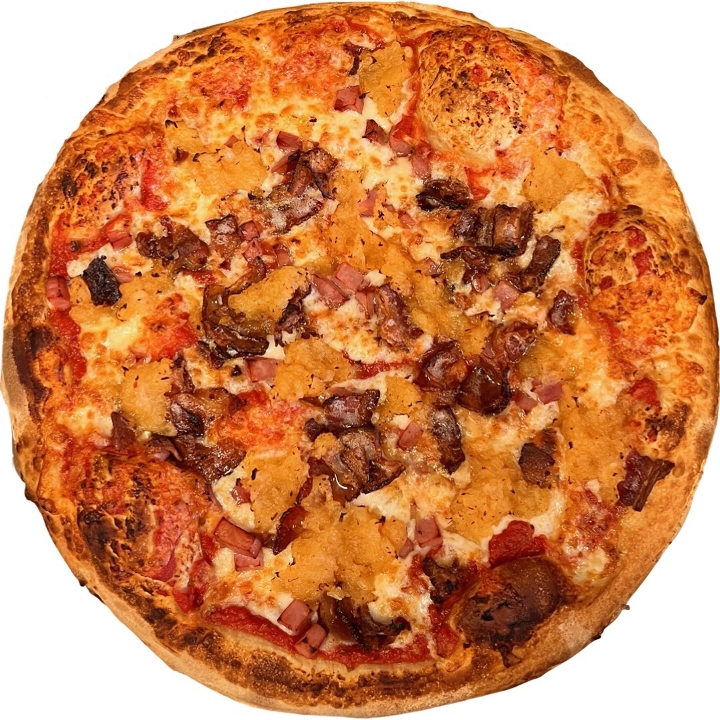 Kickin' Hawaiian Pizza 12" Round.