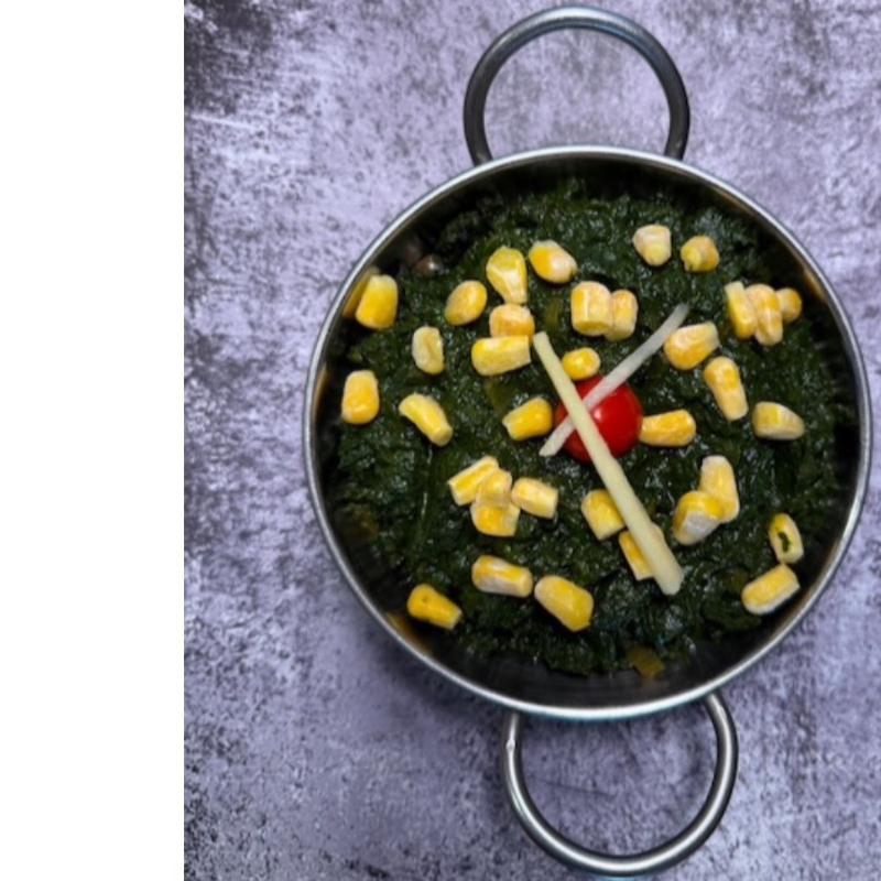 Vegan Corn Saag.