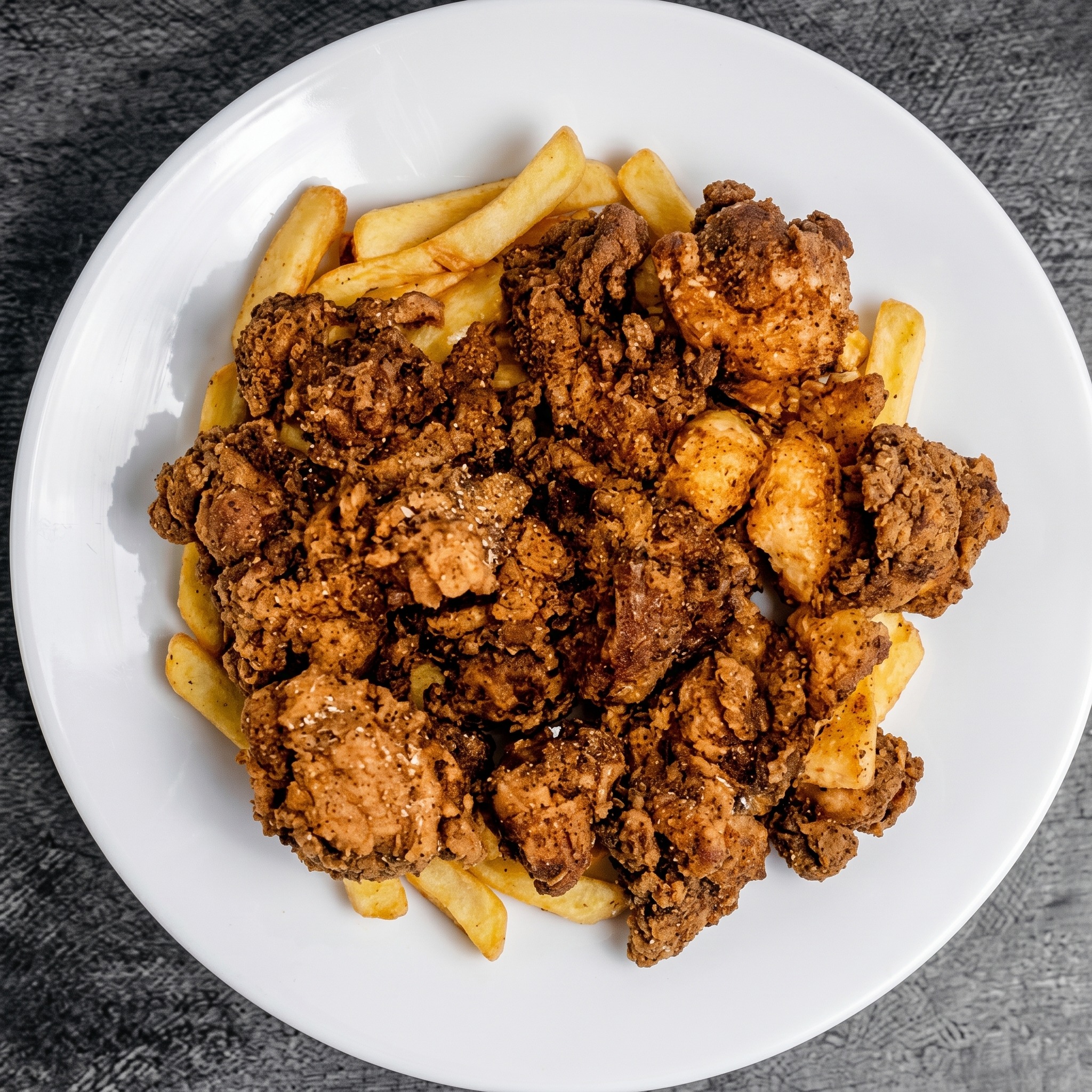 11. Shrimp and Gizzard Combo.