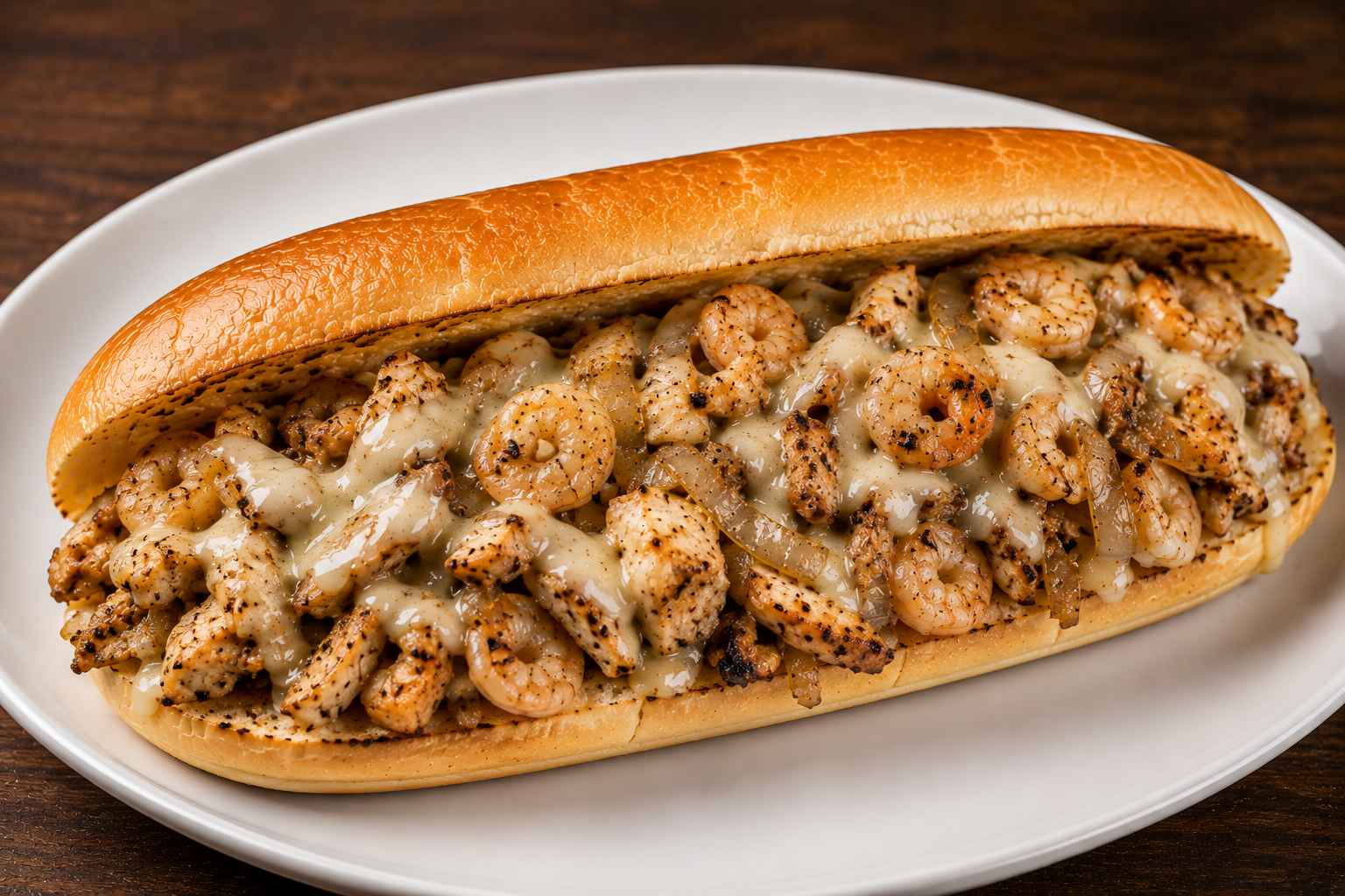 Shrimp & Chicken.