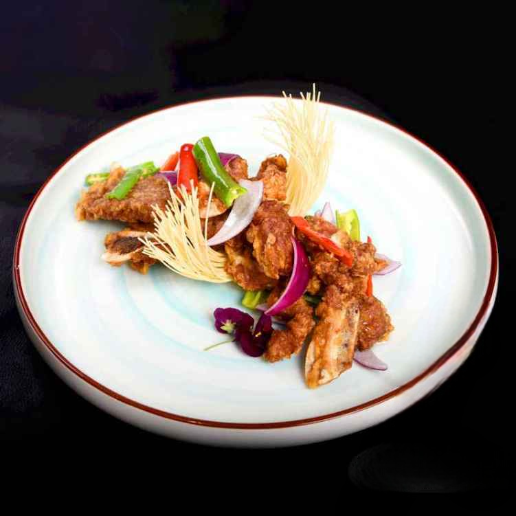 BF13. 四季豆牛仔骨/Stir Fried String Bean w. Beef Short Ribs.