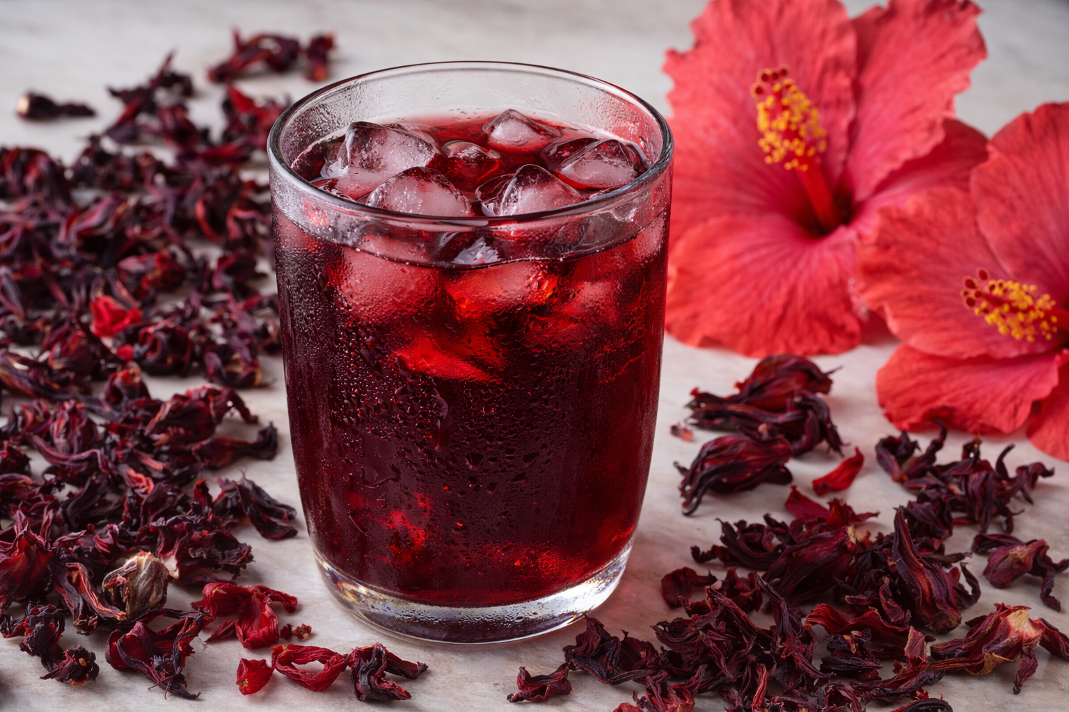 Jamaica Iced Tea (Hibiscus) 12 Oz.