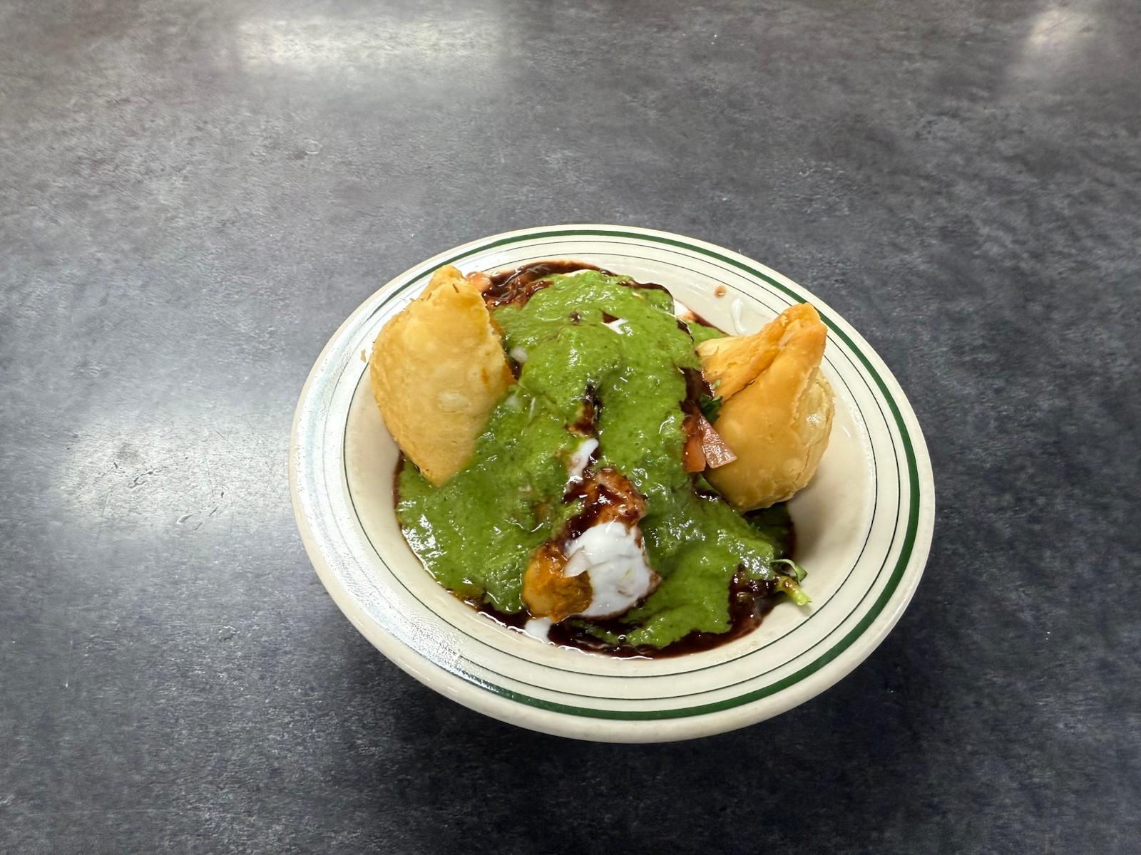 Samosa Chaat.