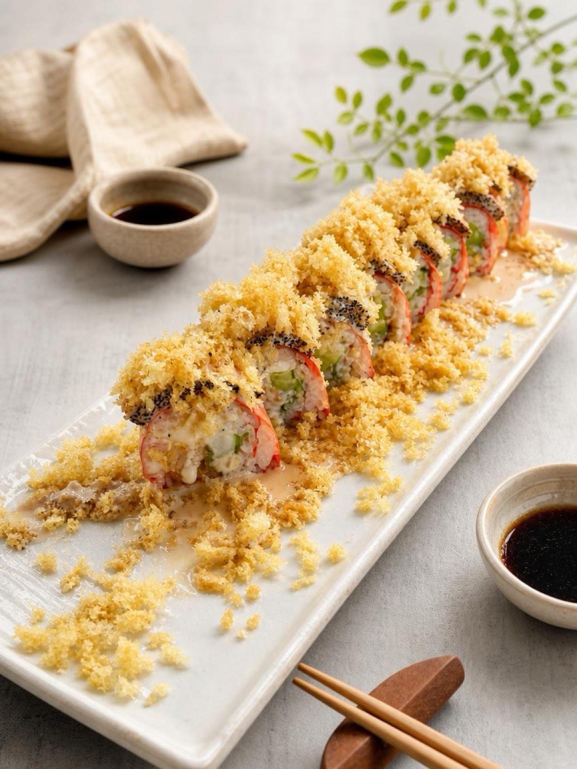 Tuna Tataki Roll Roll.
