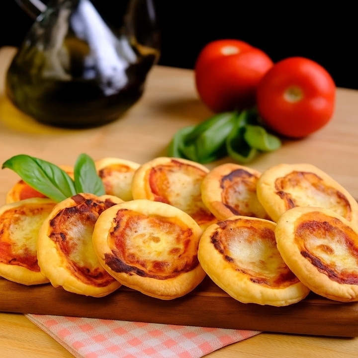 Margherita Baby Pizza Platter.