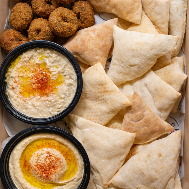 Falafel Mezze Tray.