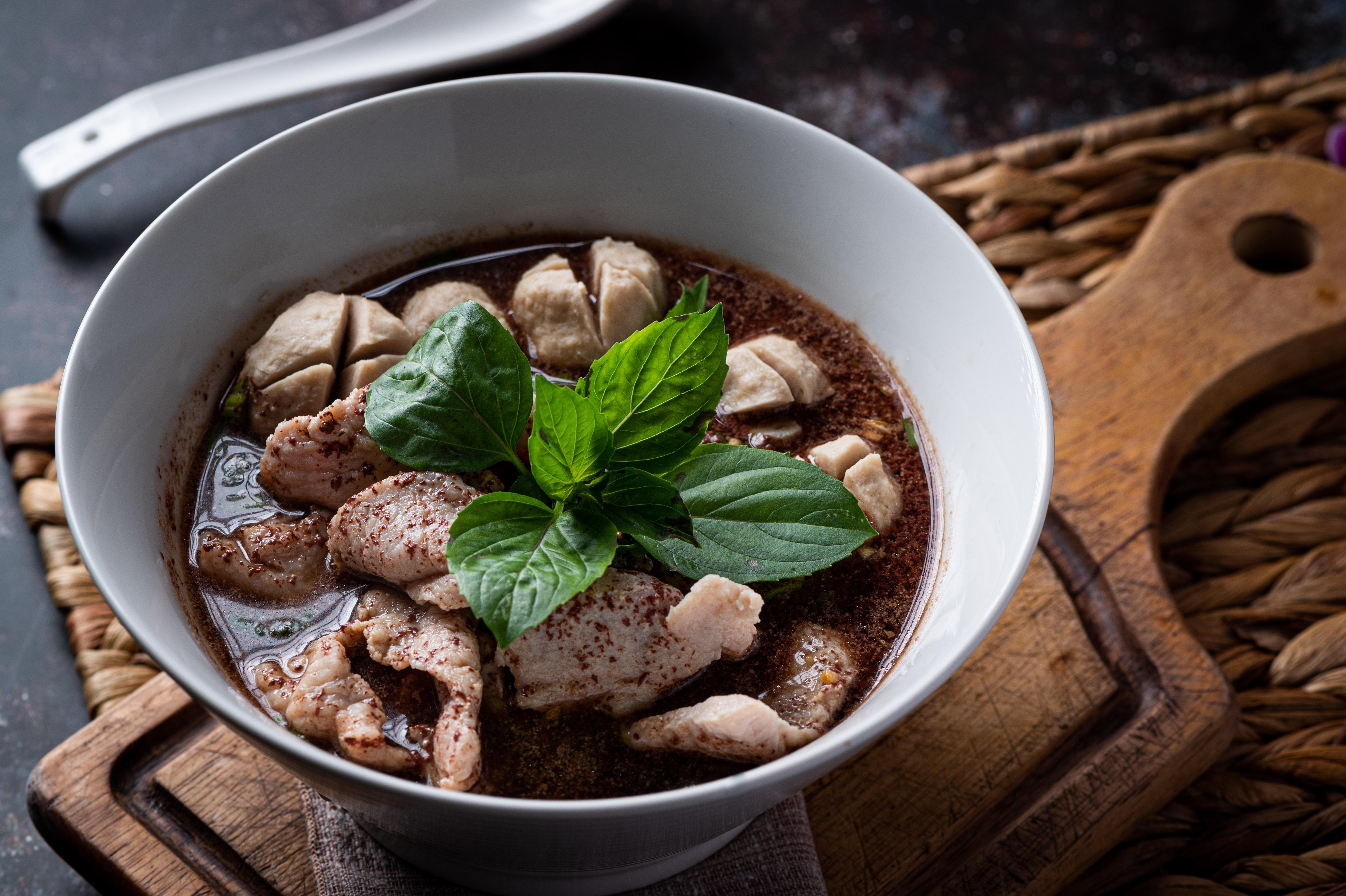 Pork Boat Noodle Soup.