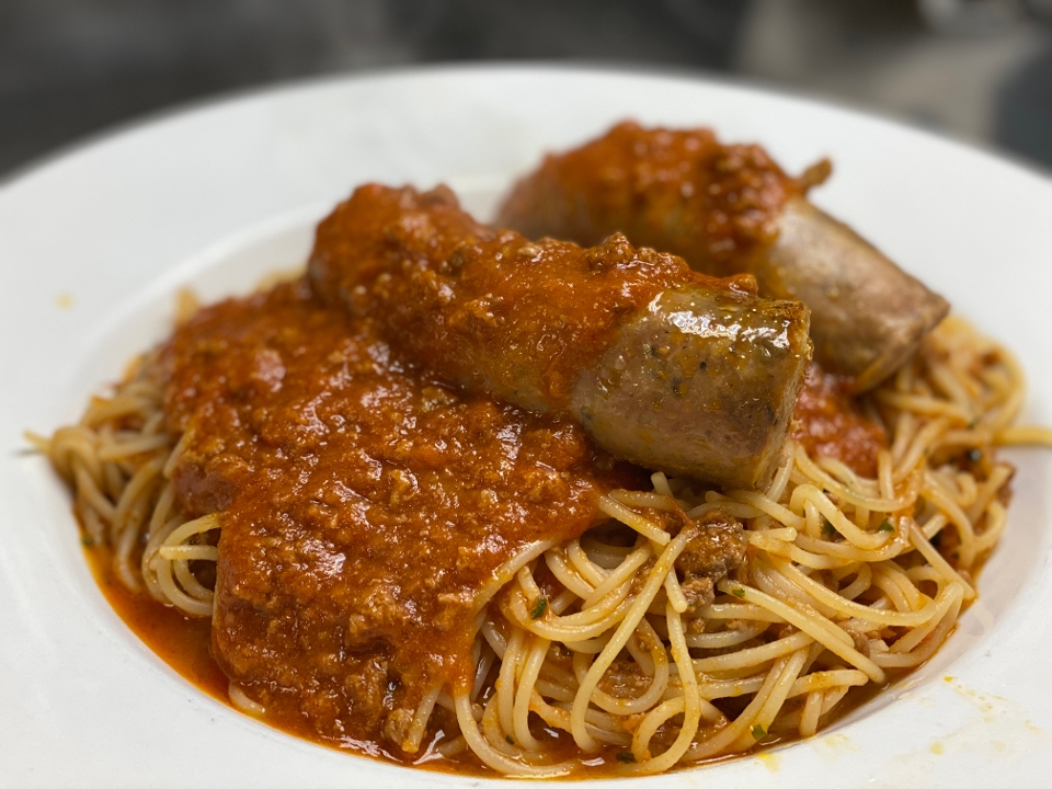 Spaghetti & Sausage.