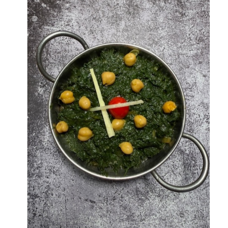 Vegan Chana Saag.