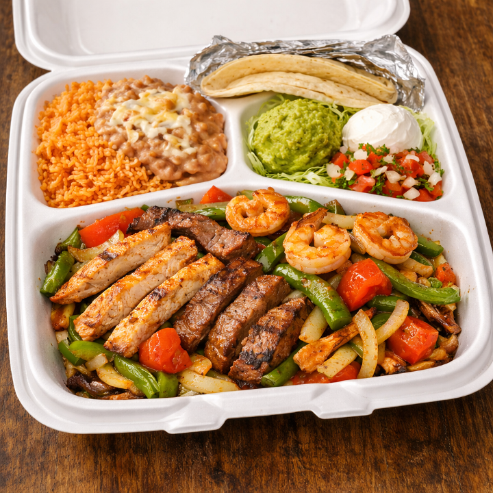 Mix Chicken & Steak Fajita.