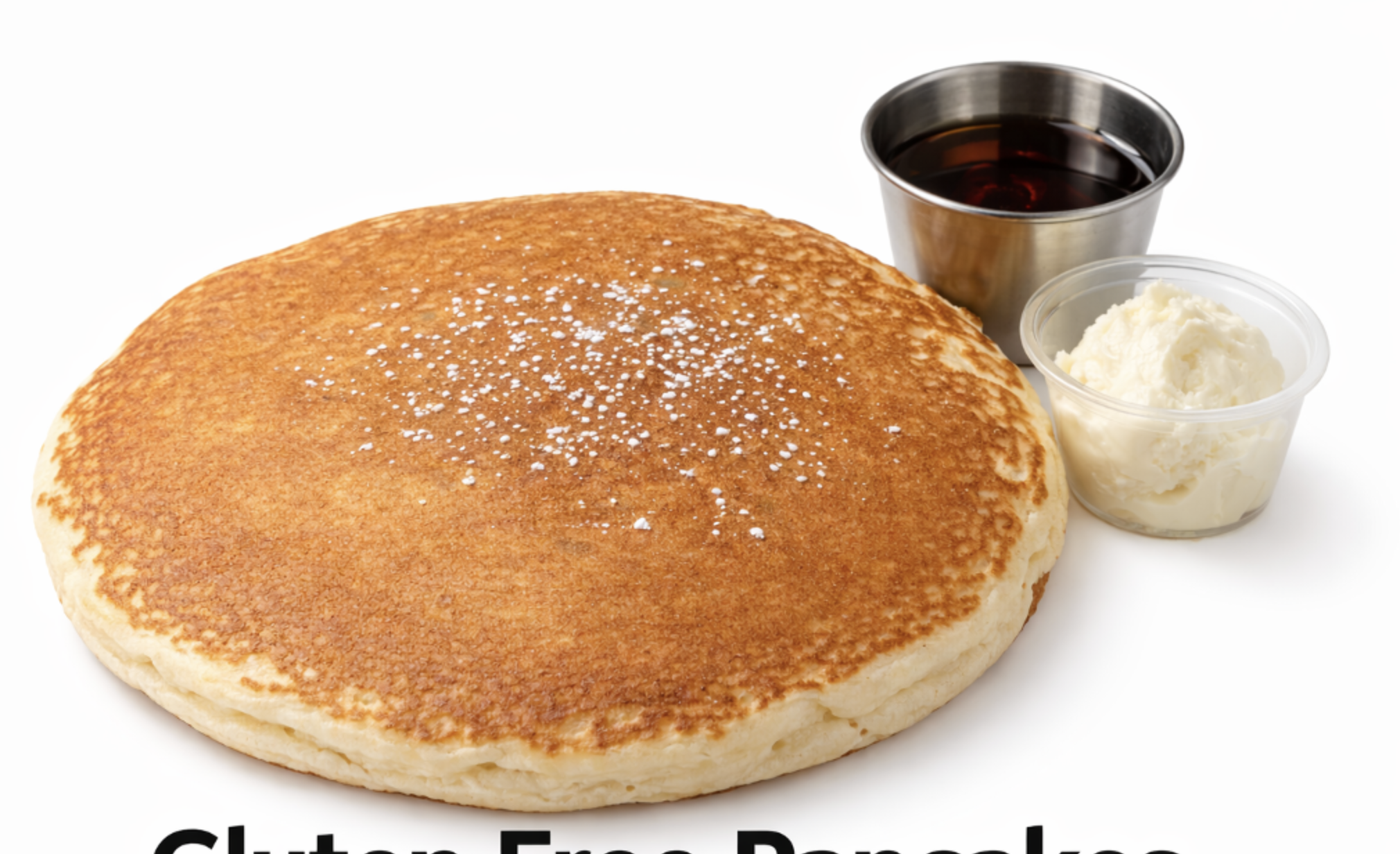 2 Blueberry Pancakes.