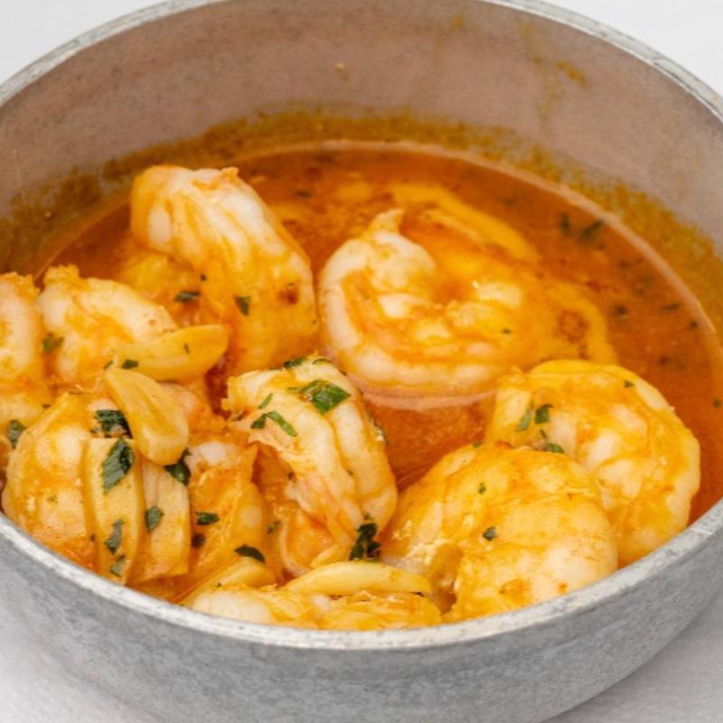 Shrimp in Garlic Sauce.