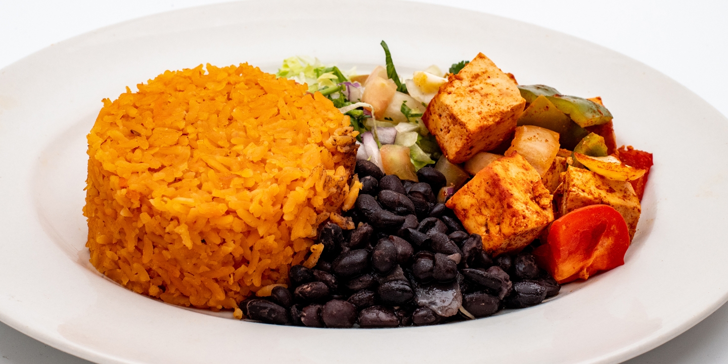 Grilled Tofu Mexican Bowl (V).
